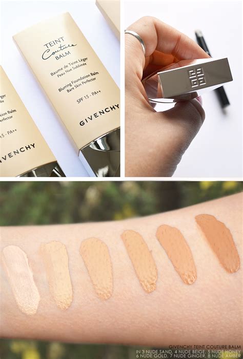 givenchy teint couture balm swatches|Givenchy teint couture review.